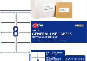 99.1 X 67.7 Mm Label Template General Use Labels 938207 Avery Australia