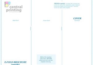 9×12 Brochure Template Brochure Templates Central Printing