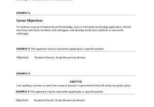 A Basic Resume Objective General Resume Objective Sample 9 Examples In Pdf