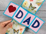 A Beautiful Card for Father S Day Diy Father S Day Twist and Pop Up Card Twist and Pop Up Card for Dad Craft for Kids