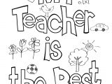 A Beautiful Card for Teachers Day Teacher Appreciation Coloring Sheet with Images Teacher