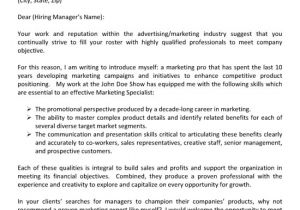 A Cover Letter is An Advertisement Advertising Cover Letter Example