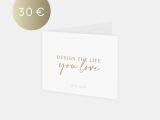 A Love Card for Her Geschenkgutschein 30