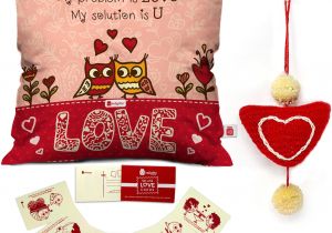 A Love Card for Her Indigifts 0d 0cm069 0lov Y16 D020 Cushion Greeting Card
