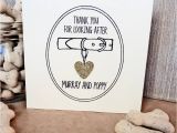 A Personalised Thank You Card Personalised Thank You for Looking after Pet Card