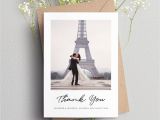A Personalised Thank You Card Wedding Thank You Cards Wedding Thank You Cards with Photo