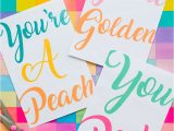 A Picture Of A Thank You Card 5 Fun Free Printable Thank You Cards In A Modern Colourful