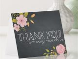 A Picture Of A Thank You Card Thank You Cards Wedding Thank You Cards