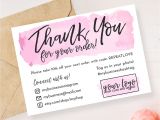 A Printable Thank You Card Instant Download Editable and Printable Thank You Card for