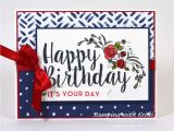 A Simple Happy Birthday Card Stampin Up Happy Inkin Thursday Big On Birthdays Blog