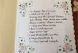 A Verse for An Anniversary Card Verse Inside the Floral Anniversary Card Anniversary Cards