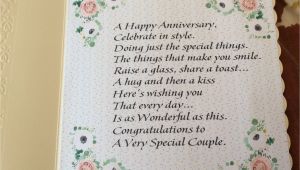 A Verse for An Anniversary Card Verse Inside the Floral Anniversary Card Anniversary Cards