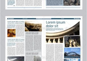 A3 Newsletter Template Newspaper Template A4 and A3 format 10 Pages Newsletter