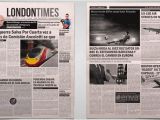 A3 Newsletter Template Newspaper Template for Indesign Business Plan Template