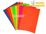 A4 Coloured Paper Card Making Fluorescent Colour Color Inkjet Laser Printing A4 Matte Sticker Paper 20pcs Pack