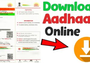 Aadhar Card Download by Name Aadhar Card Download How to Download Aadhaar Card Online