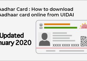 Aadhar Card Download by Name and Date Of Birth How to Download Aadhaar Card Aadhar Card Kaise Download Kare Password Of Pdf Updated 2020