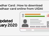 Aadhar Card Download by Name How to Download Aadhaar Card Aadhar Card Kaise Download Kare Password Of Pdf Updated 2020