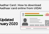 Aadhar Card Number by Name How to Download Aadhaar Card Aadhar Card Kaise Download Kare Password Of Pdf Updated 2020