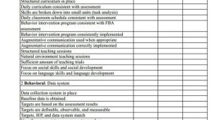 Aba Program Template Aba Program Evaluation form by Mark L Sundberg Ph D