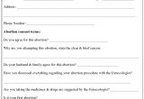 Abortion Receipt Template Abortion Consent form Editable forms