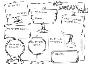 About Me Template for Students All About Me Worksheet Tim 39 S Printables