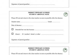 Absent Notes for School Templates Best Photos Of Tardy Excuse Template for Work School