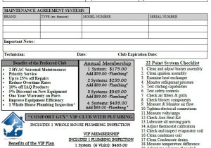Ac Service Contract Template 46 Perfect Hvac Preventive Maintenance Agreement Template