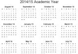 Academic Calendar 2014-15 Template 2014 15lscape Gif