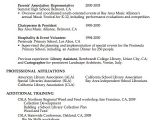 Academic Resume Template Resume Example for An Academic Librarian Susan Ireland