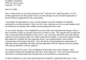 Account Manager Cover Letter Examples for Recruiters Account Manager Cover Letter F Resume