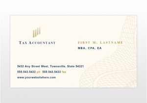 Accountant Business Card Template Tax Accountant and Cpa Professional Agency Business Card