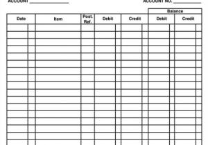 Accounting Ledgers Templates 12 Excel General Ledger Templates Excel Templates