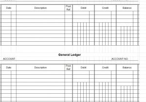 Accounting Ledgers Templates Accounting Ledger Template Account Ledger Template