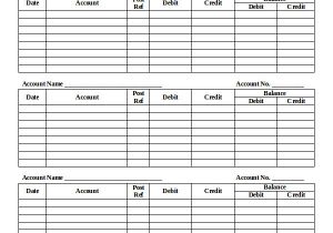 Accounting Ledgers Templates Ledger Paper Template 7 Free Word Pdf Document Download