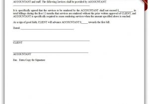 Accounting Services Contract Template Free Printable Accounting Services Agreement Sample