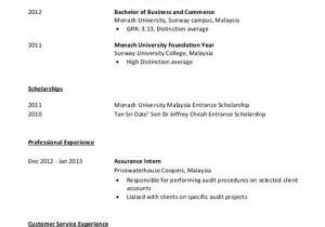Accounting Student Resume No Experience Awesome Accounting Student Resume with No Experience