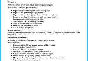 Accounting Student Resume Sample Accounting Student Resume Here Presents How the Resume Of