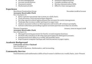 Accounts Receivable Specialist Resume Sample Best Accounts Receivable Clerk Resume Example Livecareer