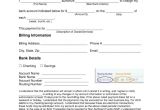 Ach forms Templates Free Recurring Ach Payment Authorization form Word Pdf