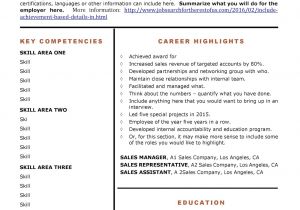 Achievement Based Resume Template Job Search for the Rest Of Us Include Achievement Based