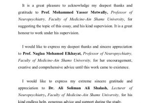 Acknowledgement Dissertation Template Example Of thesis Acknowledgement Page Drugerreport732