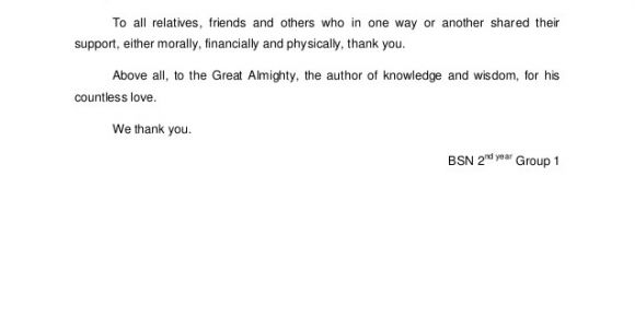 Acknowledgement Dissertation Template How to Write Acknowledgements In A Dissertation