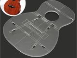Acrylic Guitar Templates Clear Acrylic Guitar Body Part Template for 23 39 39 Ukulele