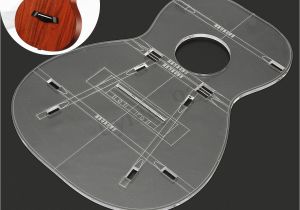 Acrylic Guitar Templates Clear Acrylic Guitar Body Part Template for 23 39 39 Ukulele