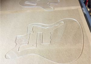Acrylic Guitar Templates Digital Fabrication for Designers First Projects On New