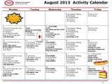 Activity Calendar Template for Seniors 10 Best Images Of Sample Activity Calendars for Seniors