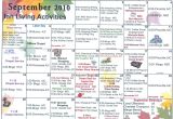 Activity Calendar Template for Seniors Sun Valley Lodge Other Activity Calendars Pinterest