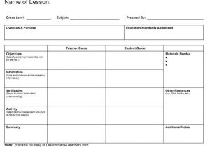 Activity Programme Template Free Lesson Plan Templates 20 Word Pdf format Download