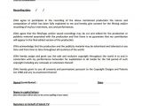 Actors Contract Template Uk Sample Film Release form 9 Download Documents In Pdf